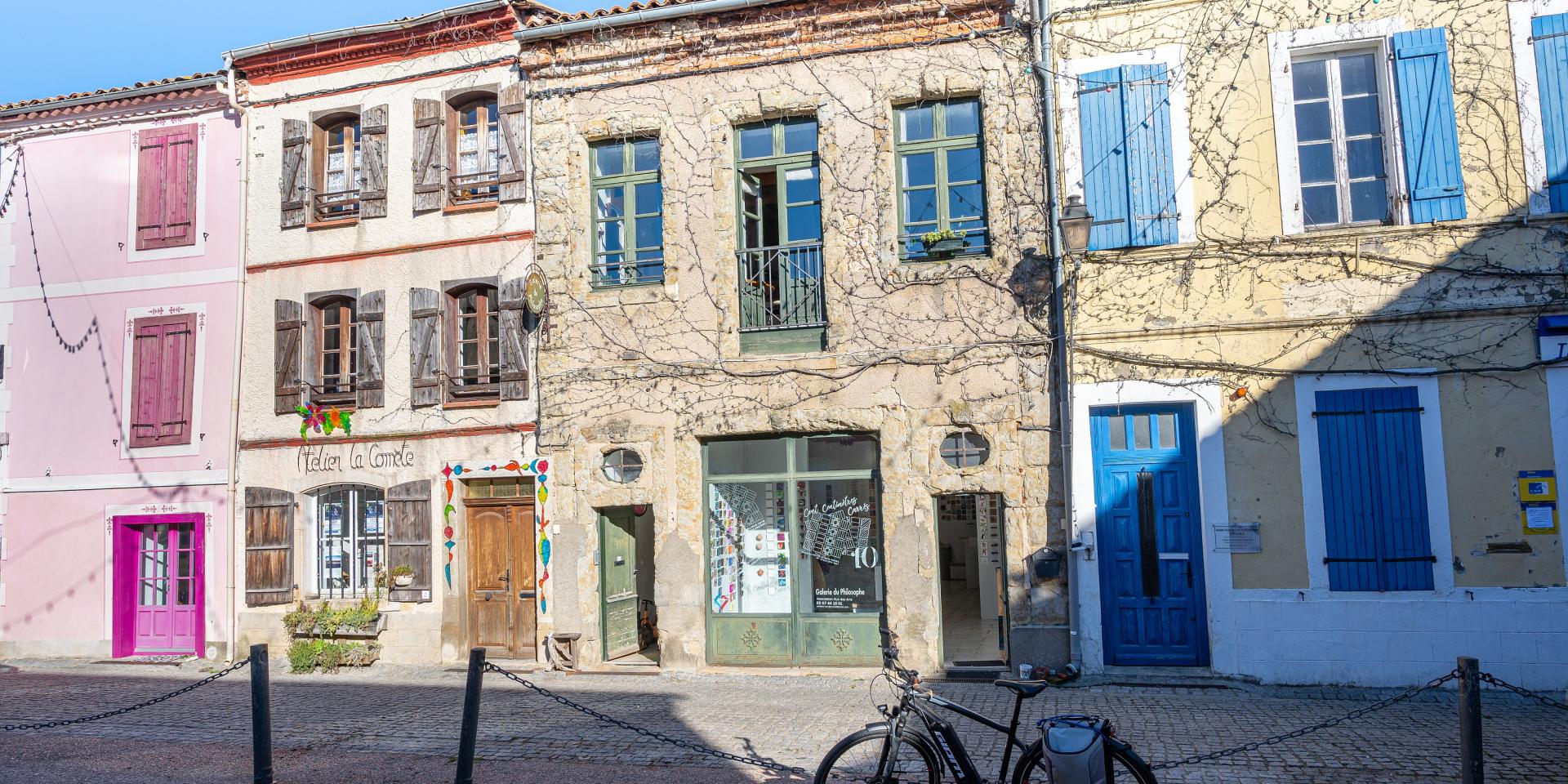 Place de l'Europe in Carla-Bayle