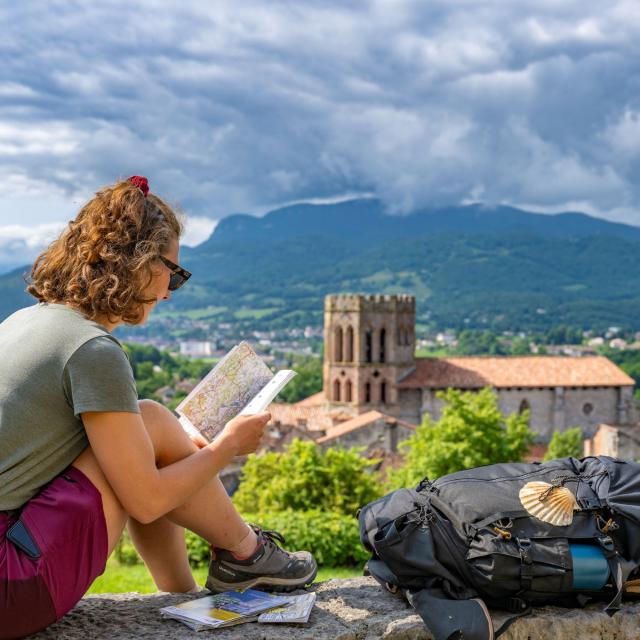 Afcc Jjgelbart 09 Point De Vue Depuis Sur Le Palais Des Eveques St Lizierweb