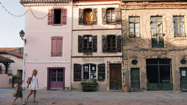 Façades de maison du Carla-Bayle